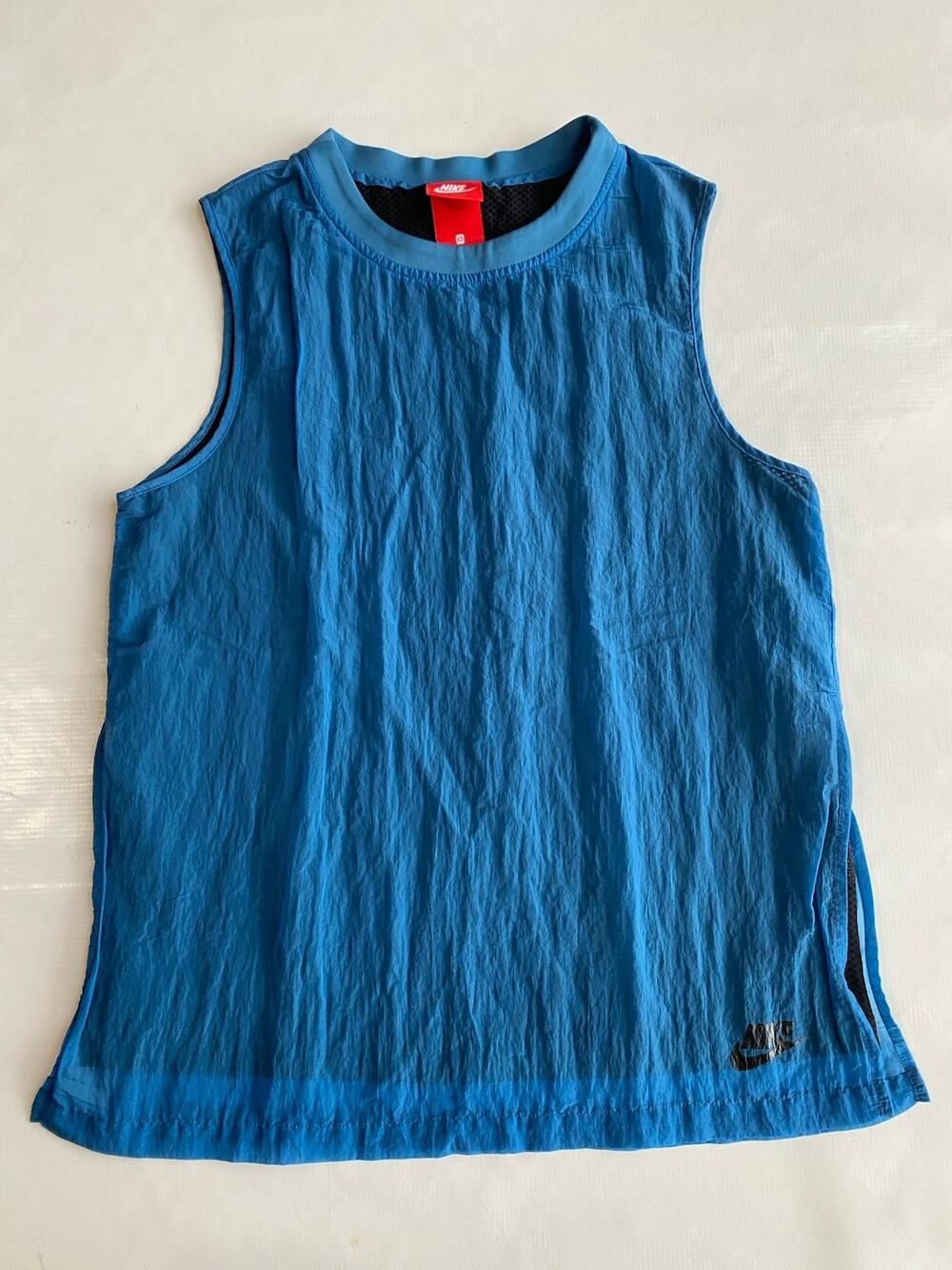 Nike Women Mesh Lined Training Sleeveless Slit Tank Top